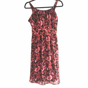ROMY Rose Floral Chiffon Dress